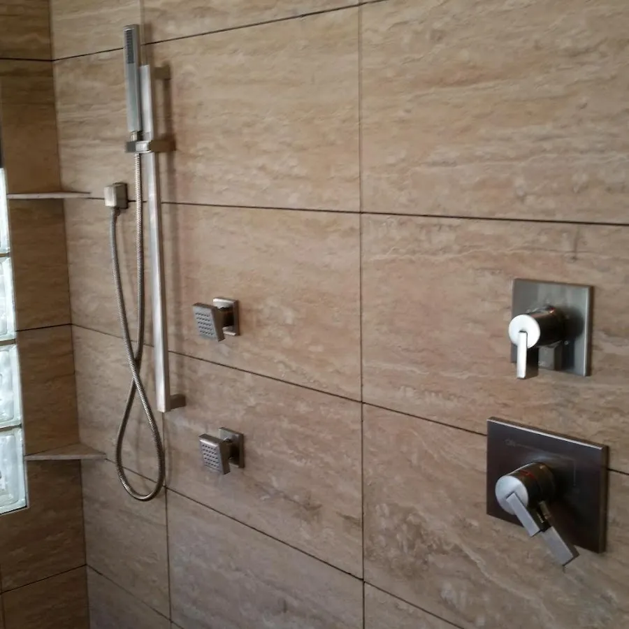 Shower fixture installation for Water Heater Replacement in Albany